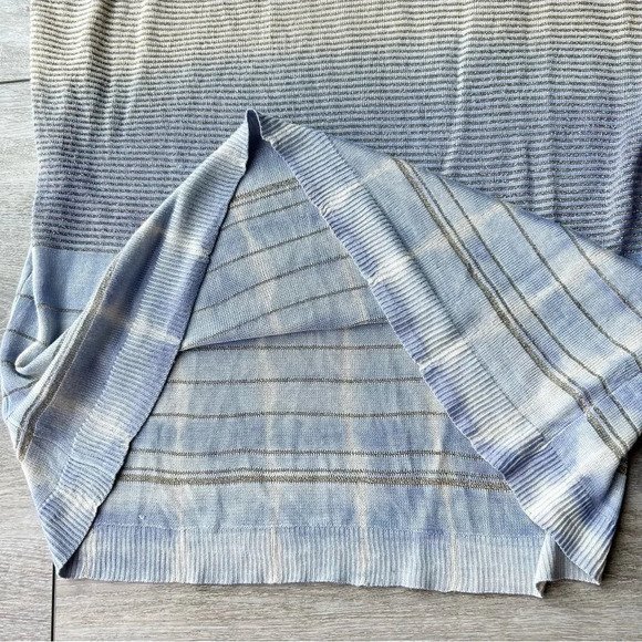 Tan  Jay Ombre Metallic Knitted Sleeveless Tunic - Picture 11 of 12